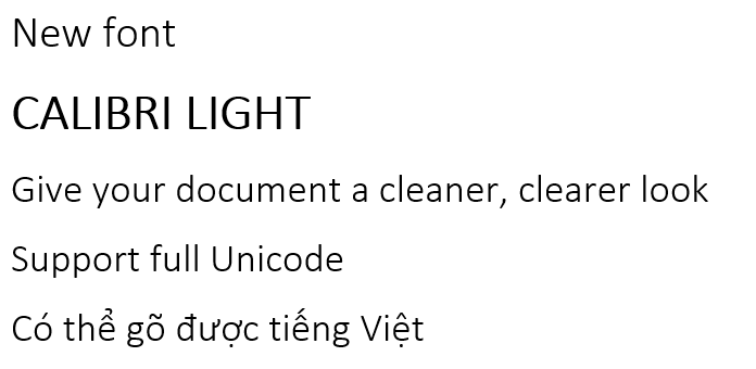 police calibri light